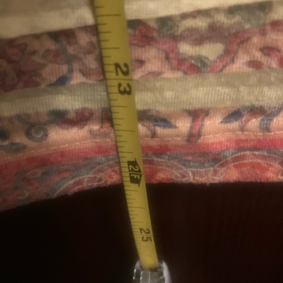 Orange/Yellow Indian Pattern Small Stretchy Racerback Tank - Picture 9 of 12